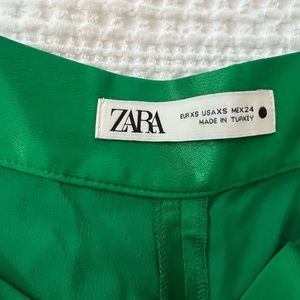 Zara satin flare pants